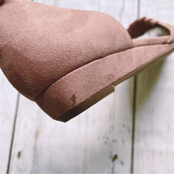 CL by Laundry Women’s Seline Dusty Rose Suede Tassels D’orsay Flats Size 10M - Picture 9 of 10